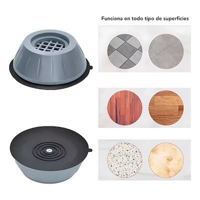4x Protectores Antideslizantes